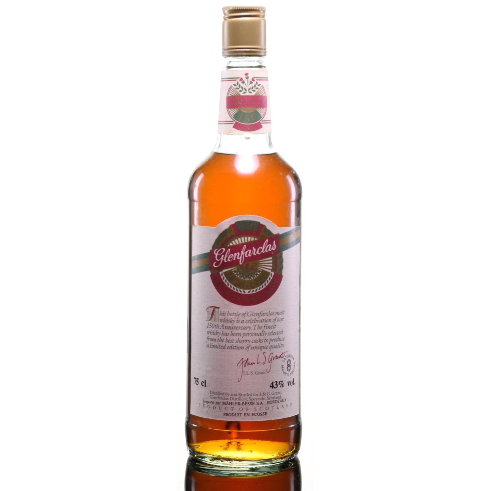 Glenfarclas 150th Anniversary Single Malt Scotch Whisky - 4498842110500