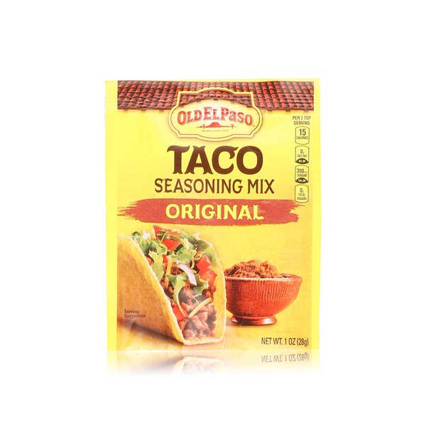 Old El Paso taco seasoning mix 32 x 28g - Waitrose UAE & Partners - 46000288697