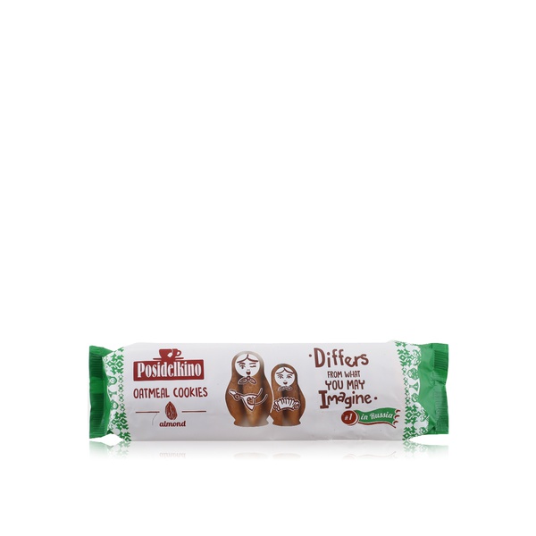 Posidelkino oatmeal cookies with almond 300g - Waitrose UAE & Partners - 4607011260339