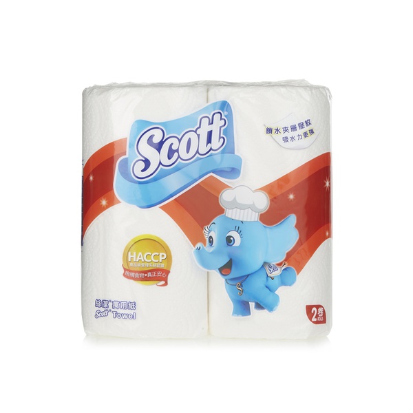 Scottonelle kitchen towel 2ply x2 rolls - Waitrose UAE & Partners - 4710114613008