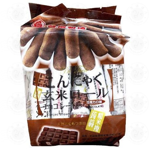 Pei Tien Brown Rice Rolls Chocolate Flavour160g - 4711162821872