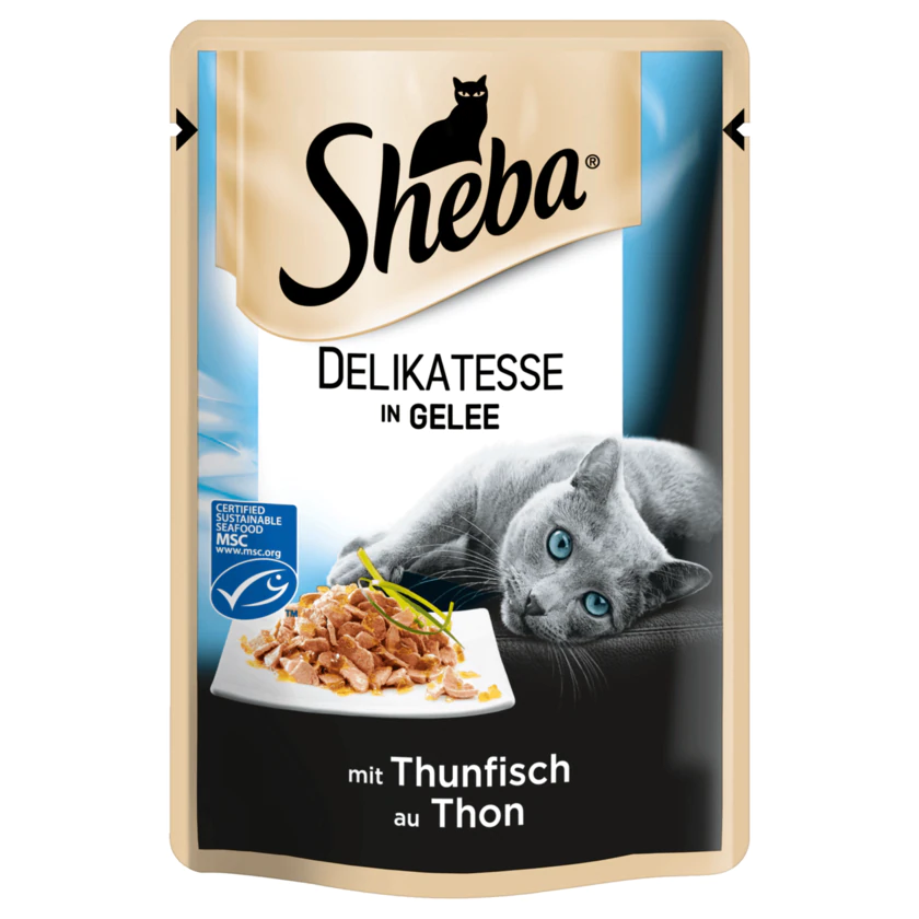 Sheba Delikatesse in Gelee mit Thunfisch 85g - 4770608247386