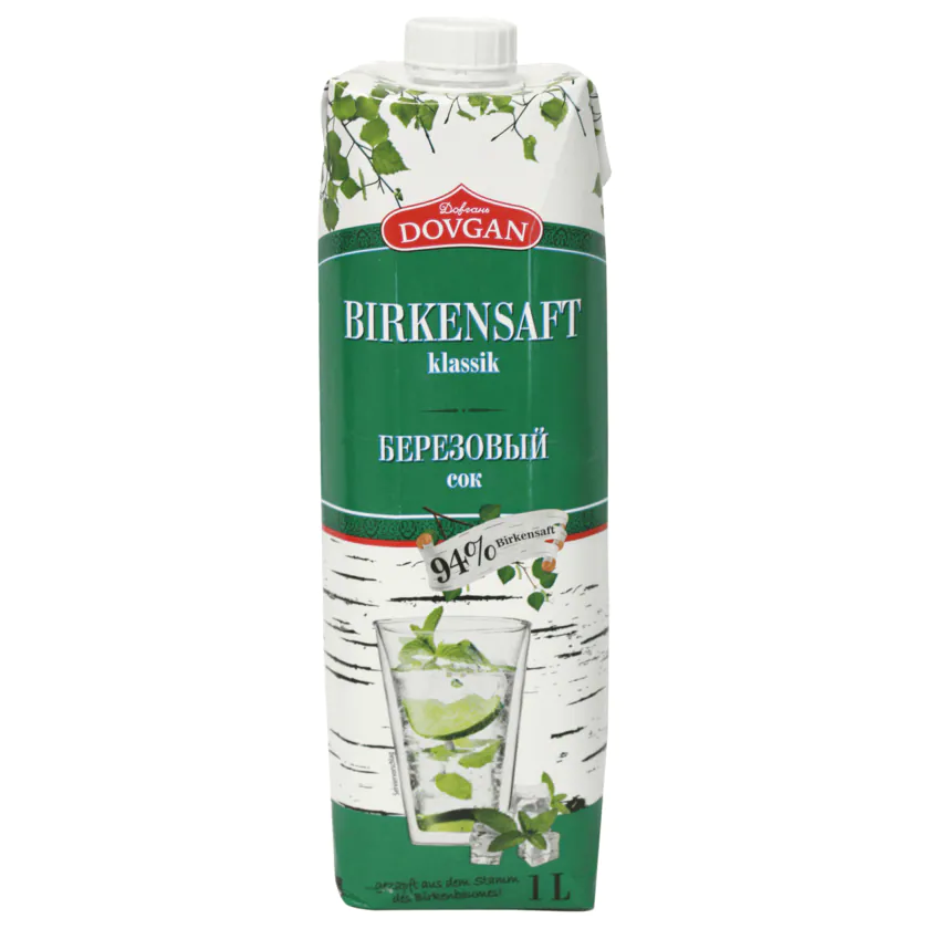 Dovgan Birkensaft Klassik 1l - 4779031610781