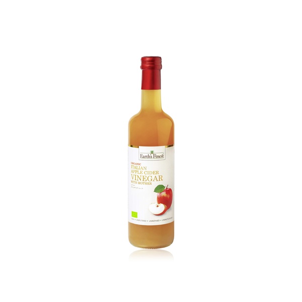 Earth's Finest organic apple cider vinegar with mother 500ml - Waitrose UAE & Partners - 4796019550440