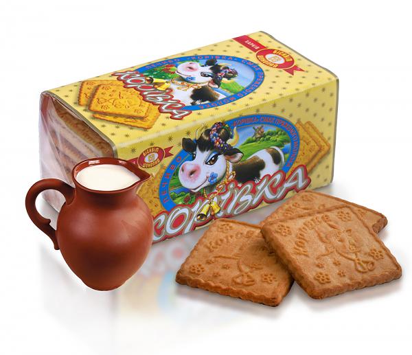 Biscuits Korovka W Milk 180G 1 / 30 - 4820002303925