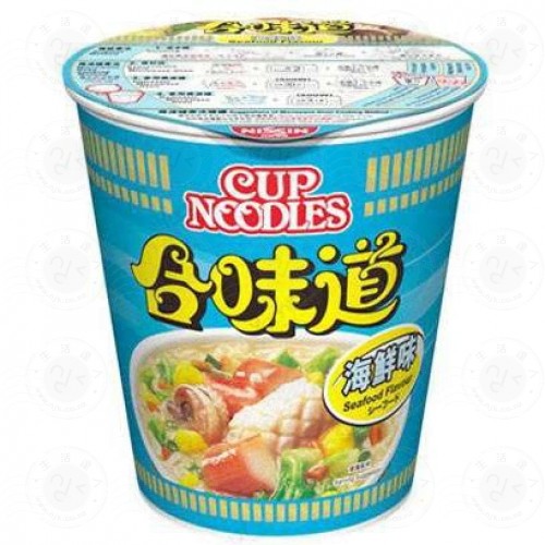 Nissin Noodles Seafood Flavour (合味道 海鮮味 杯麵) 75g Instant Cup Noodle - 4897878100057