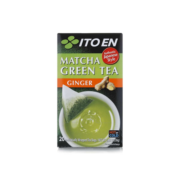 Ito En matcha ginger green tea 20s 30g - Waitrose UAE & Partners - 4901085598566