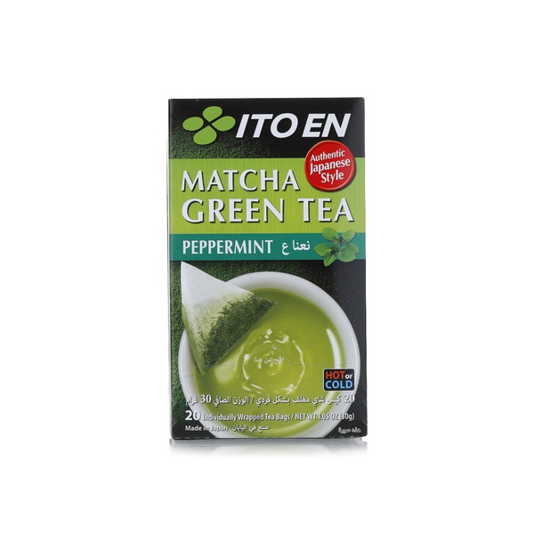 Ito En matcha peppermint green tea 20s 30g - Waitrose UAE & Partners - 4901085599259