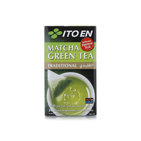 Ito En matcha traditional green tea 20s 30g - Waitrose UAE & Partners - 4901085599273
