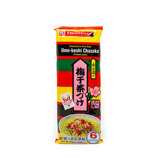 Nagatanien, Ume-Boshi Chazuke Seasoning For Rice Soup - 4902388067209