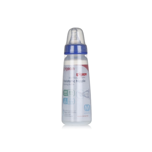 Pigeon Peristaltic Plastic nursing bottle 0+ months 240ml - Waitrose UAE & Partners - 4902508260060