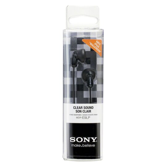 Sony Mdr E9lp In Ear Black - 4905524727685
