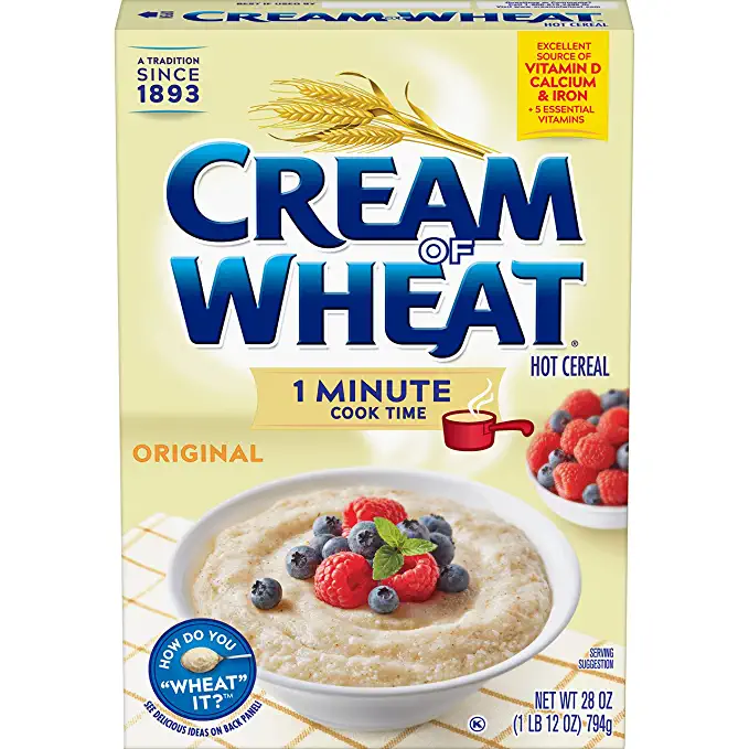  Cream of Wheat Original Stove Top Hot Cereal, 1 Minute Cook Time, 28 Ounce - 013130006224
