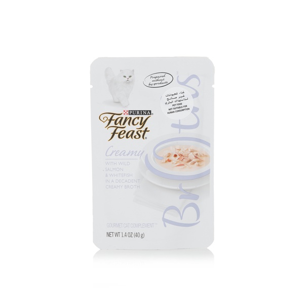 Fancy Feast Broths salmon & white fish 40g - Waitrose UAE & Partners - 50000293681