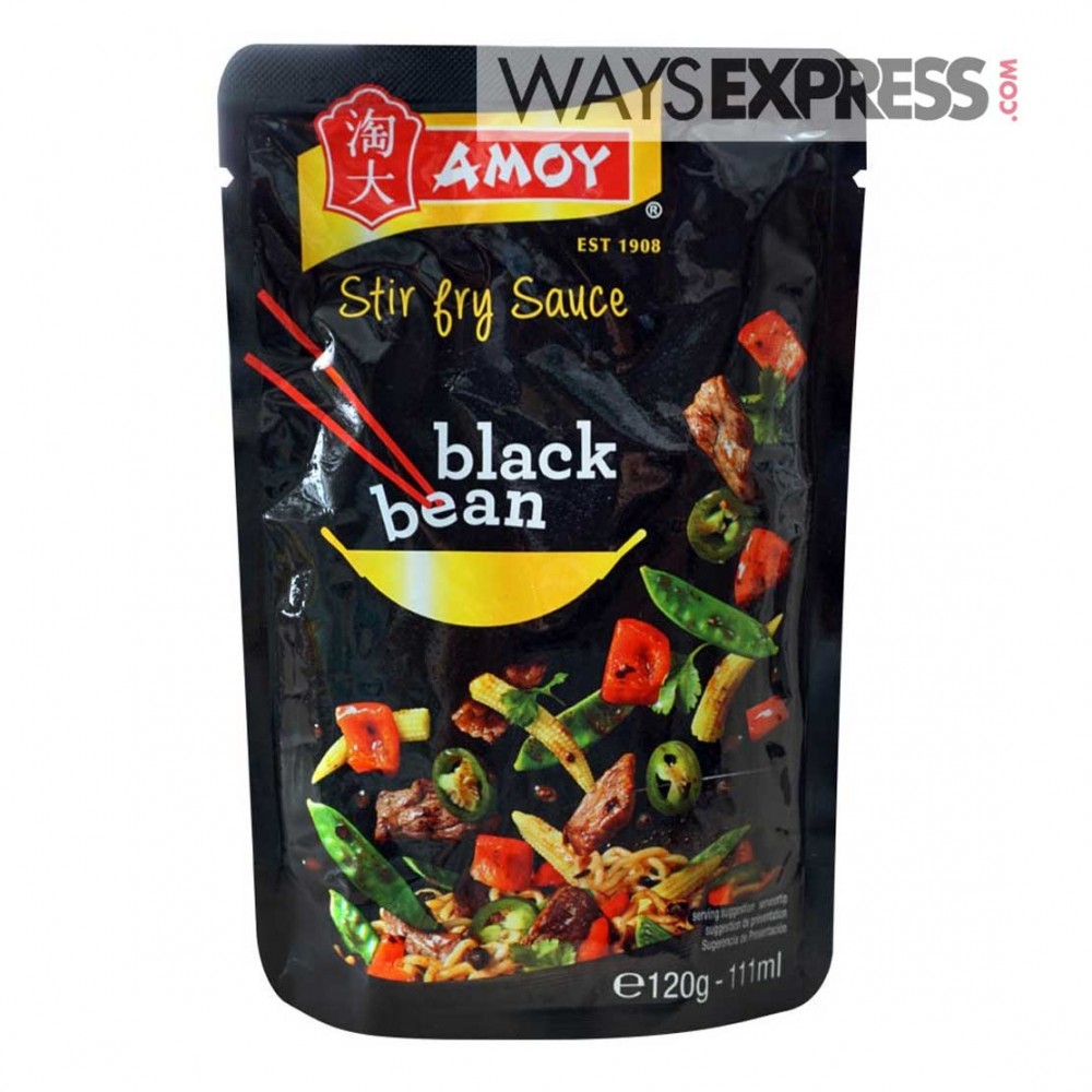 AMOY STIR FRY SAUCE BLACK BEAN 120GR - 5000111046848