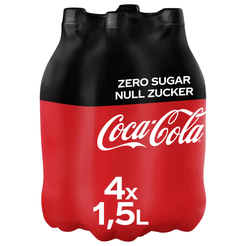 Coca-Cola Zero Sugar 4x1,5l - 5000112552171