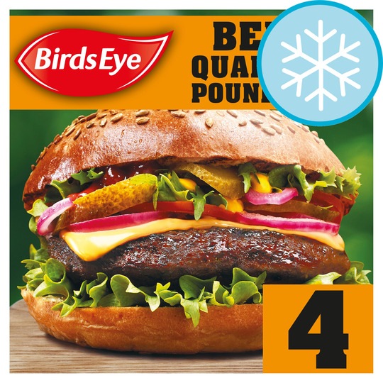 4 beef quarter pounders - 5000116046867