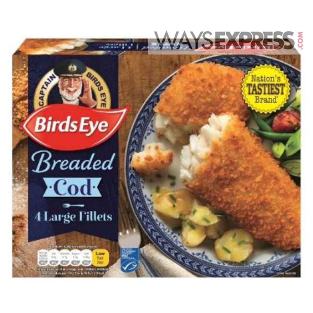 BIRDS EYE SIMPLY 4COD IN CRUMB 440g - 5000116124848