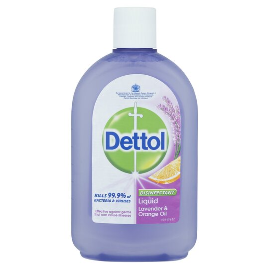 Dettol Disinfectant Liquid Lavender And Orange Oil 500 Ml - 5000158066250