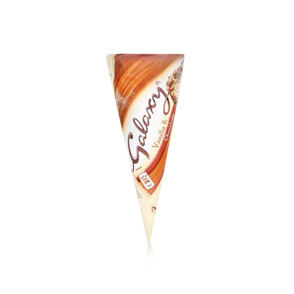 Galaxy vanilla & chocolate ice cream cone 110ml - Waitrose UAE & Partners - 5000159303408