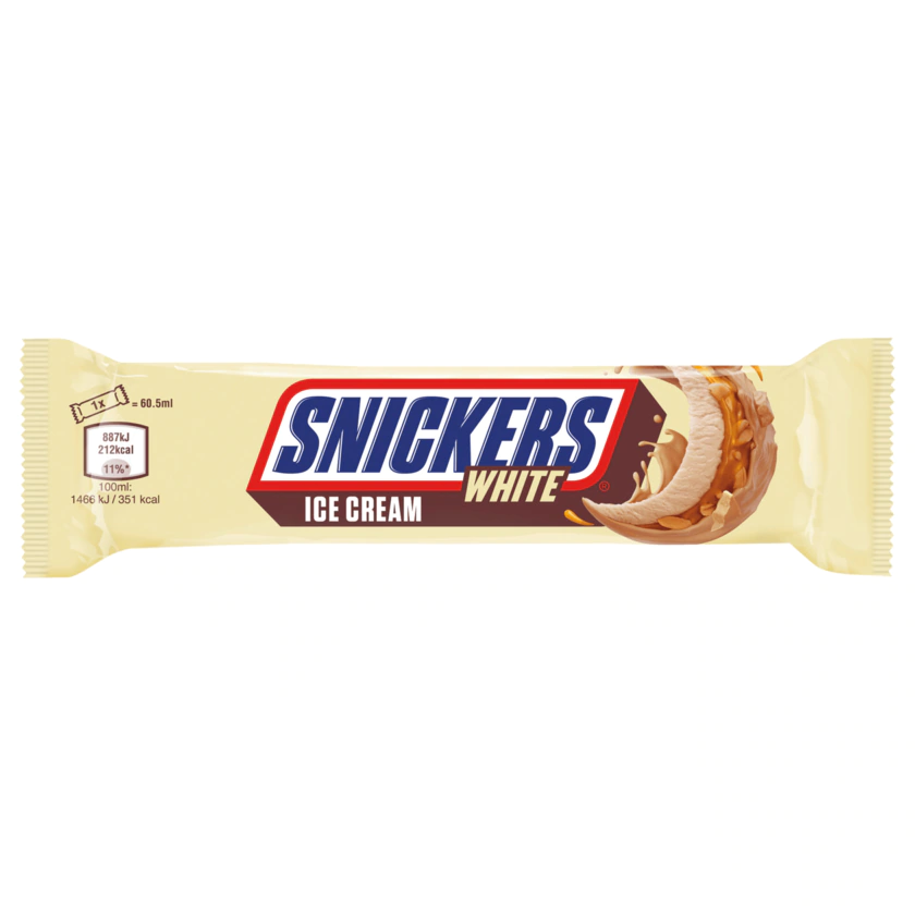 Snickers White Ice Cream 55,3ml - 5000159509671