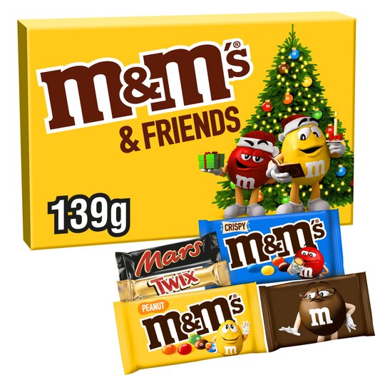 M&M's & Friends Christmas Selection Box 139G - 5000159538817