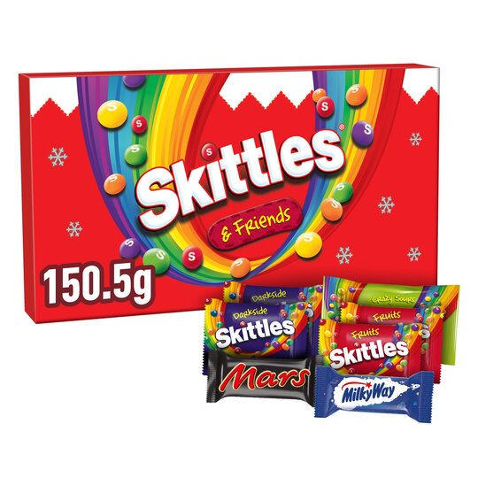 Skittles & Friends Christmas Selection Box 150.5G - 5000159538855