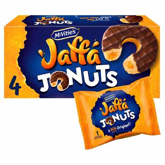 Mcvitie's Jaffa Cake Jonuts Biscuits 4 Pack - 5000168027395