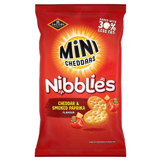 Jacob Mini Cheddar Nibblies Cheddar & Paprika 115G - 5000168030708