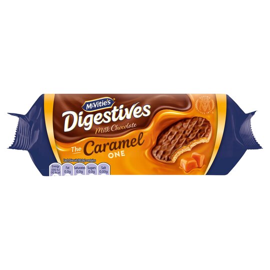 Mcvities Caramel Digestive Biscuits 250G - 5000168035659