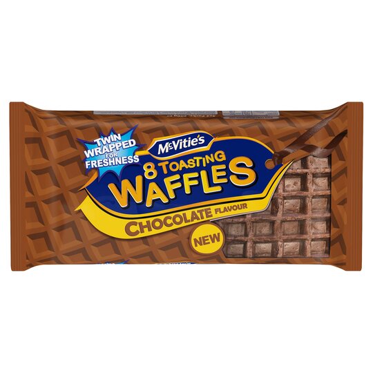 Mcvitie's 8 Toasting Waffles Chocolate 200G - 5000168205526