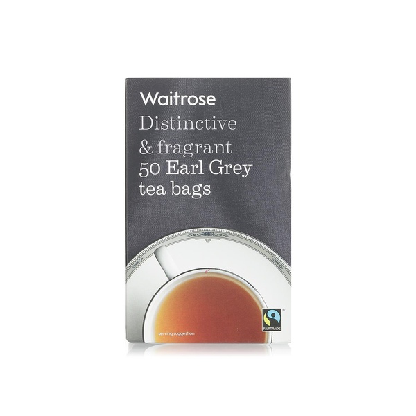 Waitrose Earl Grey tea bags 50s 125g - Waitrose UAE & Partners - 5000169009666
