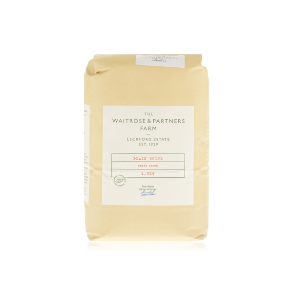 Waitrose Leckford Estate plain white flour 1.5kg - Waitrose UAE & Partners - 5000169014585