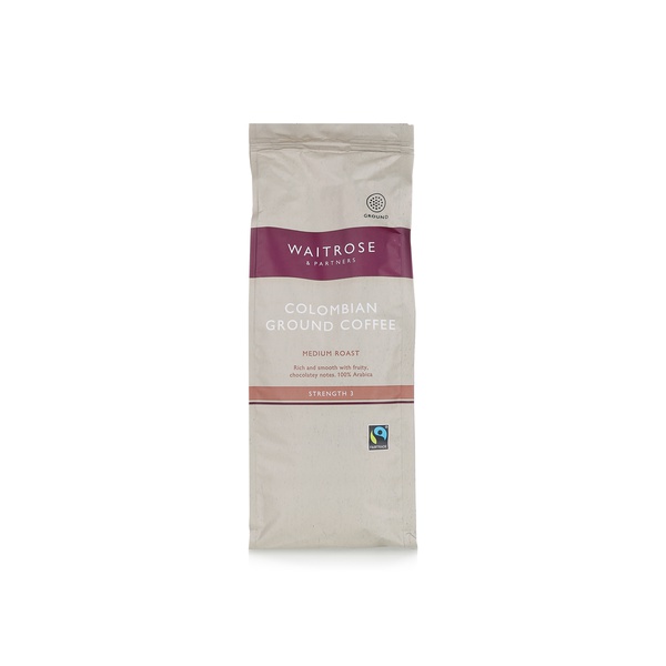 Waitrose medium roast Colombian ground coffee 454g - Waitrose UAE & Partners - 5000169039953