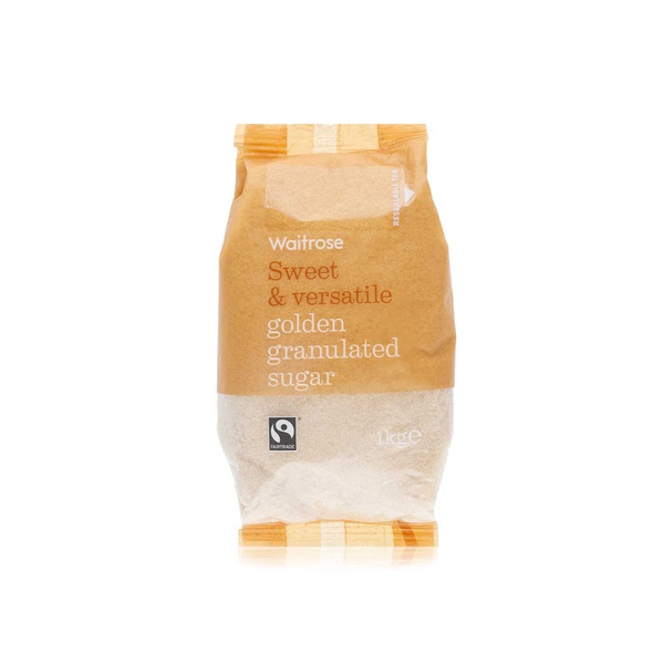Waitrose golden granulated sugar 1kg - Waitrose UAE & Partners - 5000169055168