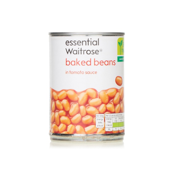 Essential Waitrose Baked Beans In Tomato Sauce - 5000169061046