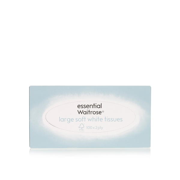 Essential Waitrose large soft tissues single pack - Waitrose UAE & Partners - 5000169063002
