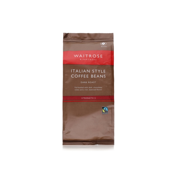 Waitrose Italian style coffee beans 227g - Waitrose UAE & Partners - 5000169069295