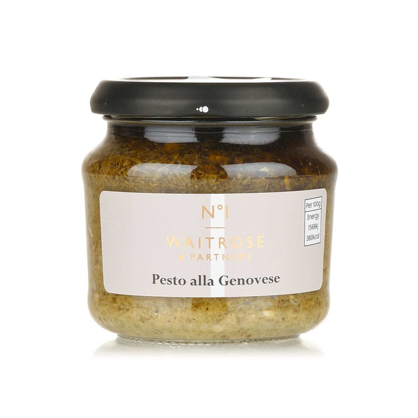 Waitrose No. 1 Pesto Alla Genovese 190g - Waitrose UAE & Partners - 5000169071991