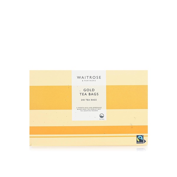 Waitrose Gold tea bags x240 750g - Waitrose UAE & Partners - 5000169076354