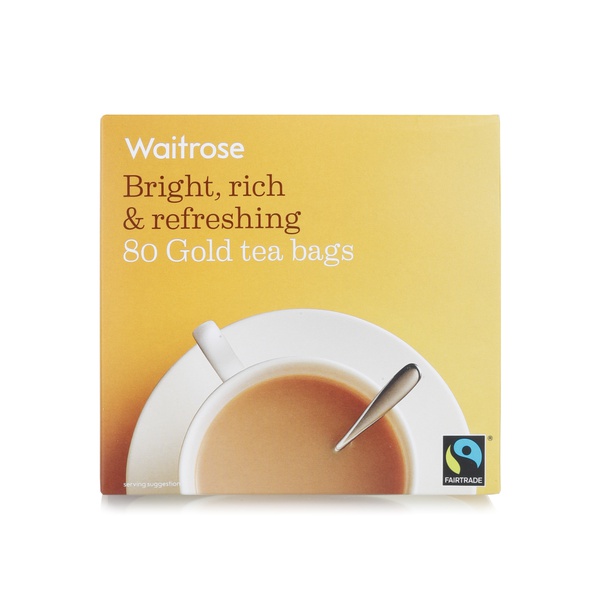 Waitrose gold tea bags 80s 250g - Waitrose UAE & Partners - 5000169076378
