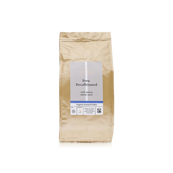 Waitrose No.1 Peru decaffeinated organic ground coffee 227g - Waitrose UAE & Partners - 5000169081778