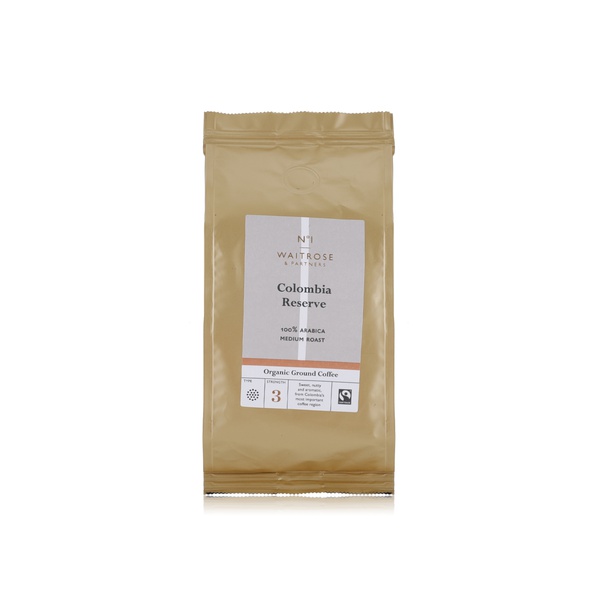 No.1 organic medium roast Colombian ground coffee 227g - Waitrose UAE & Partners - 5000169083673
