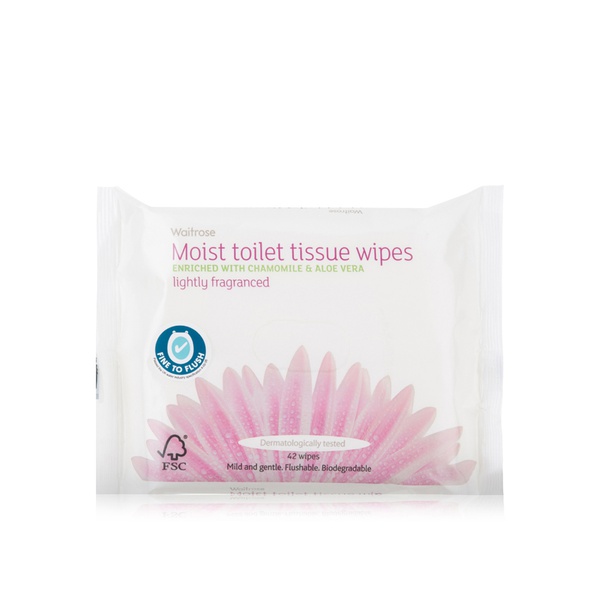 Waitrose moist toilet tissue lightly fragranced x42 - Waitrose UAE & Partners - 5000169104675