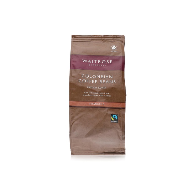 Waitrose Colombian coffee beans medium roast 227g - Waitrose UAE & Partners - 5000169107263