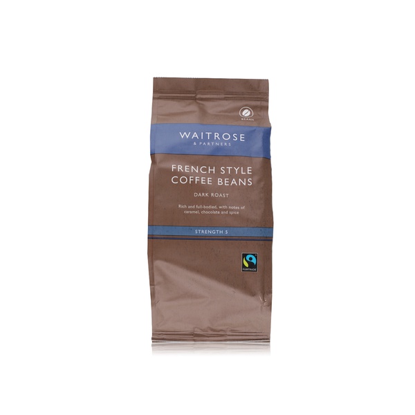 Waitrose French style coffee beans 227g - Waitrose UAE & Partners - 5000169107270