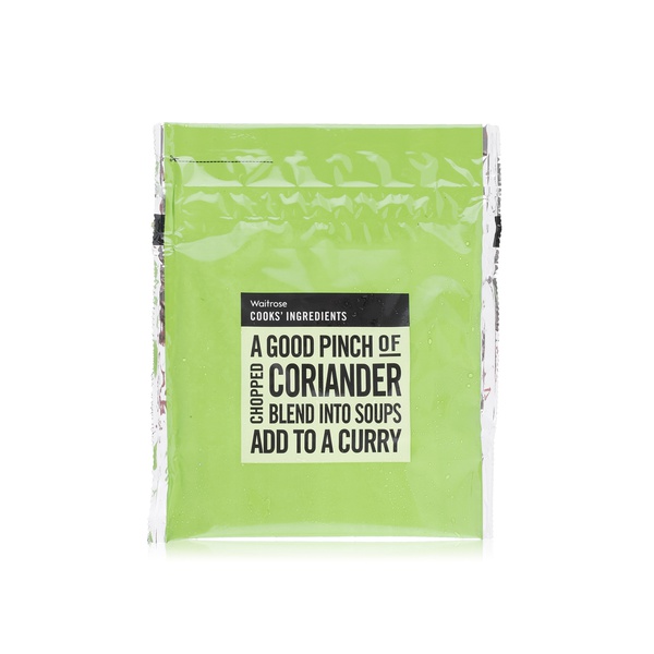 Waitrose Cooks' Ingredients chopped coriander 75g - Waitrose UAE & Partners - 5000169118153