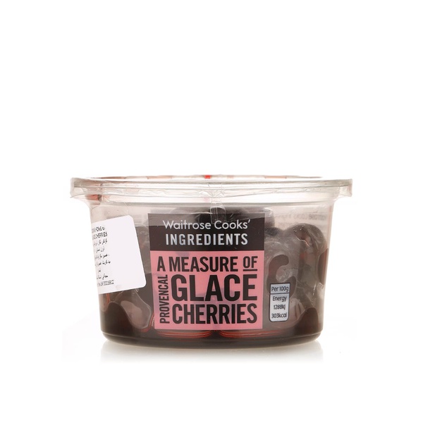 Waitrose Cooks' Ingredients provencal glace cherries 200g - Waitrose UAE & Partners - 5000169122389