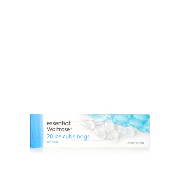 Essential Waitrose ice cube bags x20 - Waitrose UAE & Partners - 5000169139547