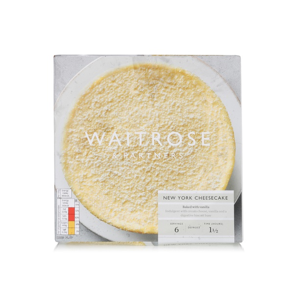 Waitrose New York cheesecake 490g - Waitrose UAE & Partners - 5000169156063